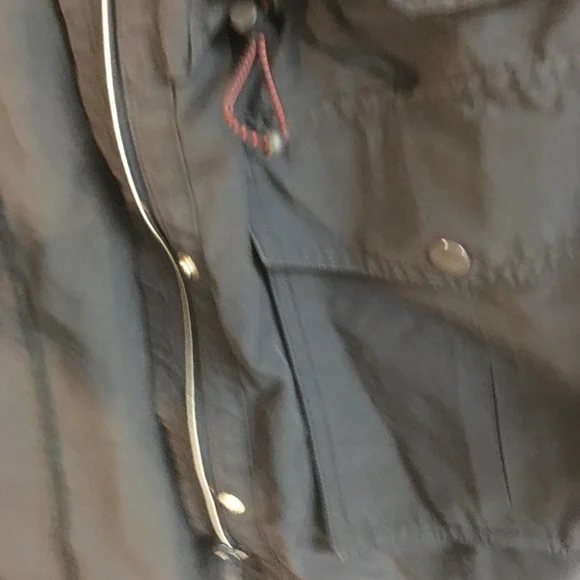 J Crew Utility Nylon Hooded Jacket Size XXS Blue - Picture 6 of 10